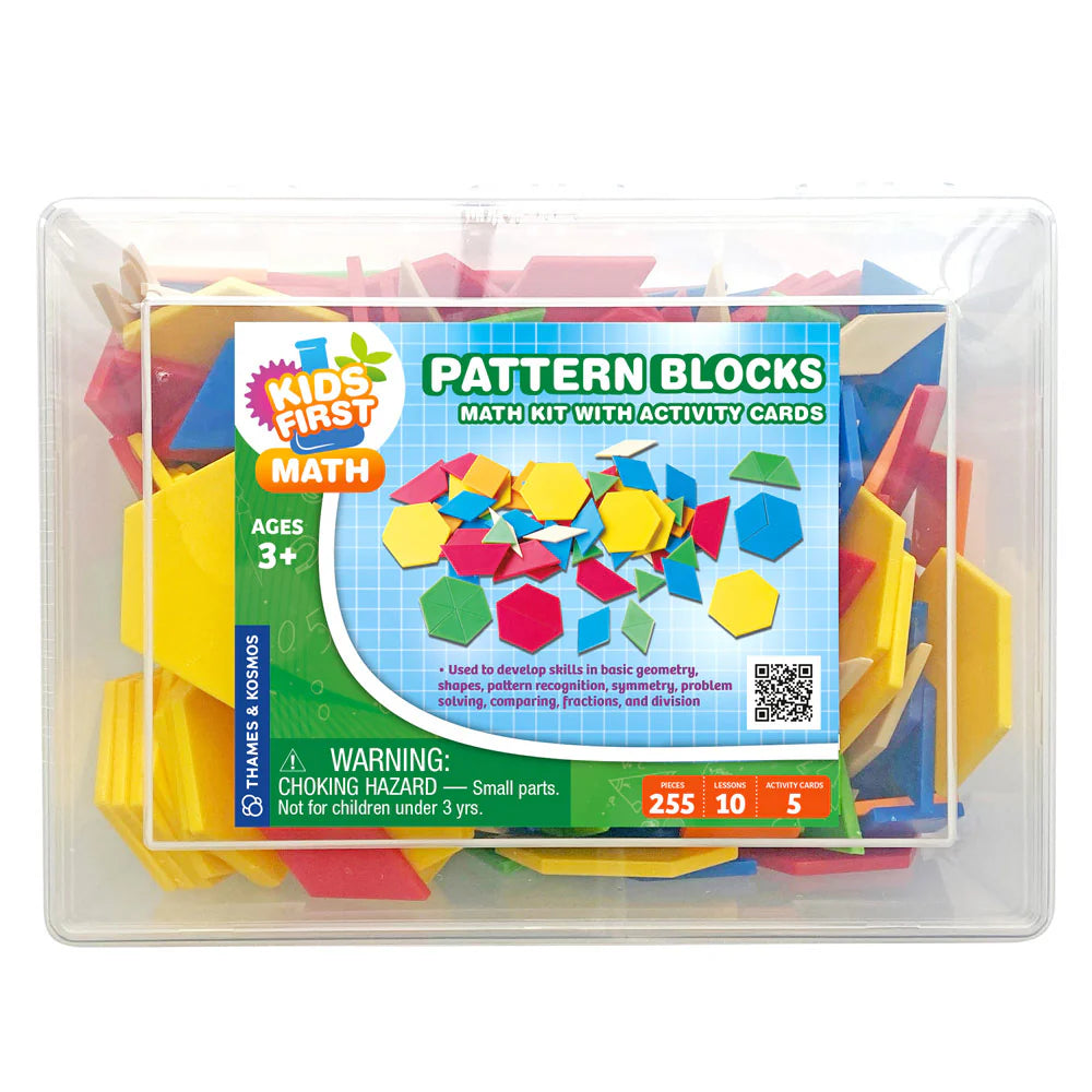 Kids First Math: Pattern Blocks Math Kit with Activity Cards