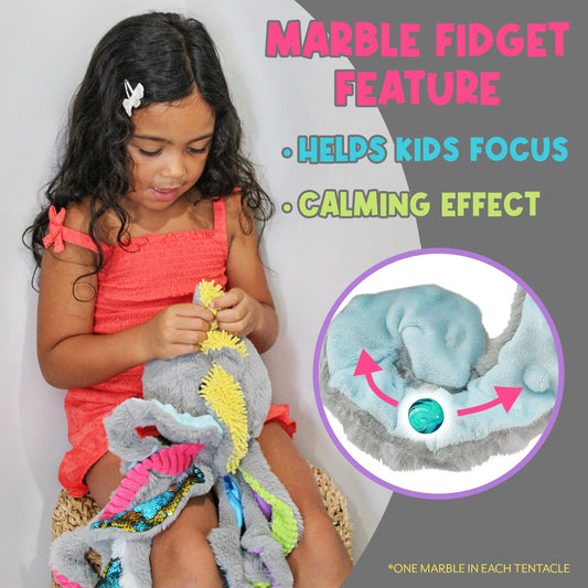 Quiggly the Weighted Sensory Octopus Plush