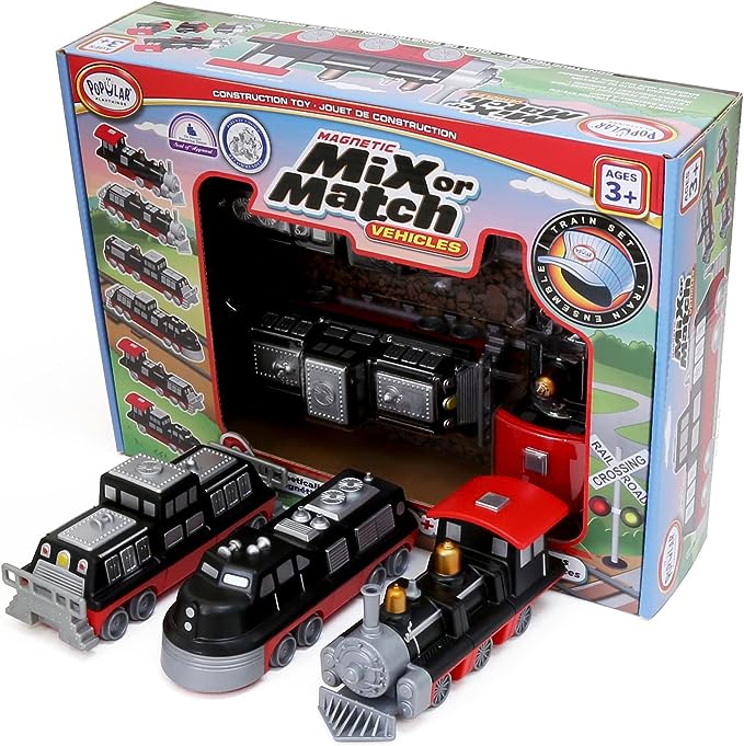 Magnetic Mix or Match Vehicles Train
