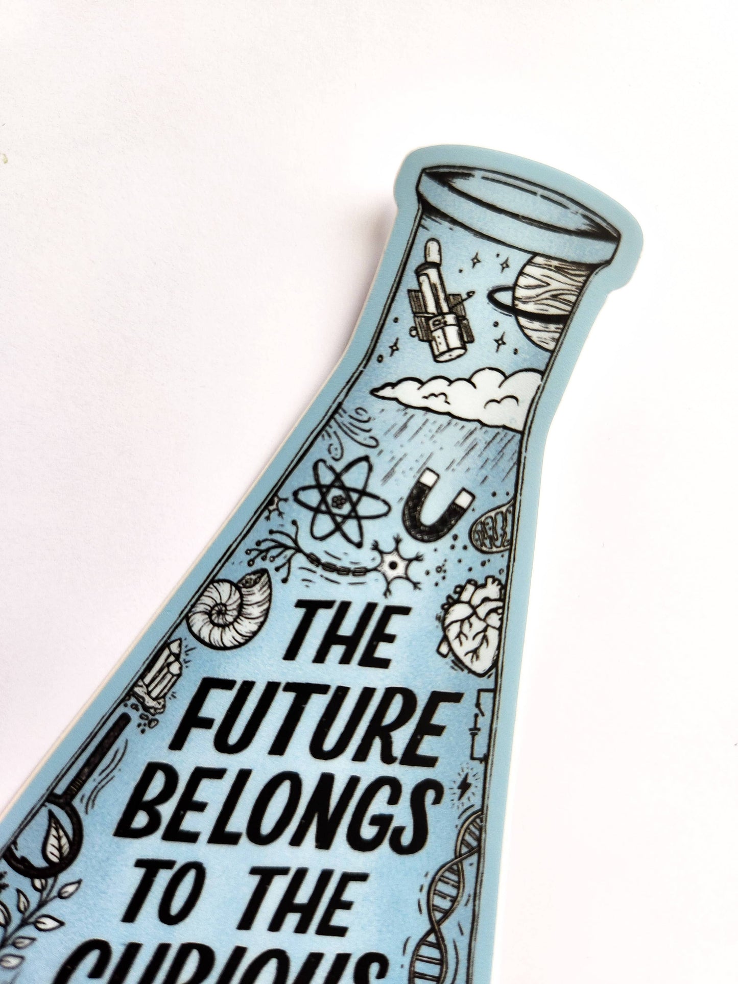 The Future Belongs to the Curious Sticker