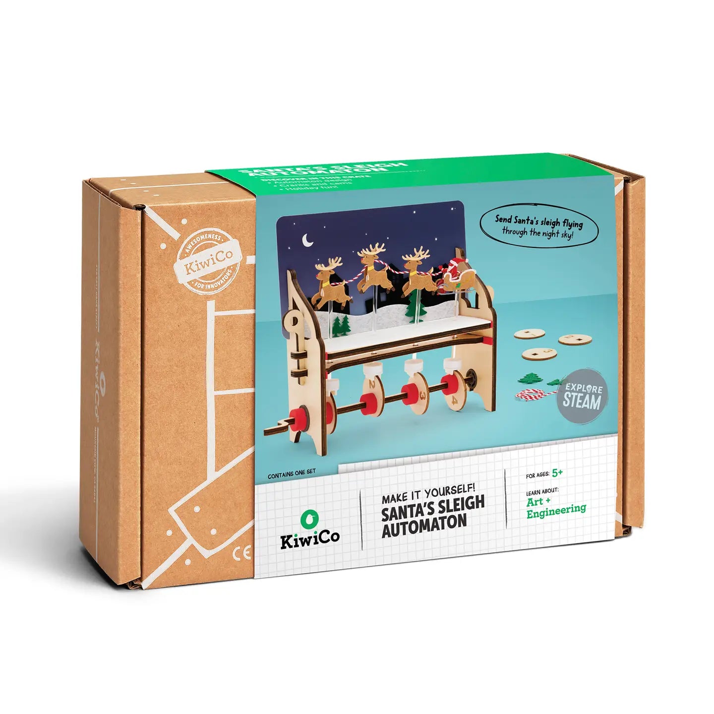 Santa's Sleigh Automation Engineering Kit For Kids