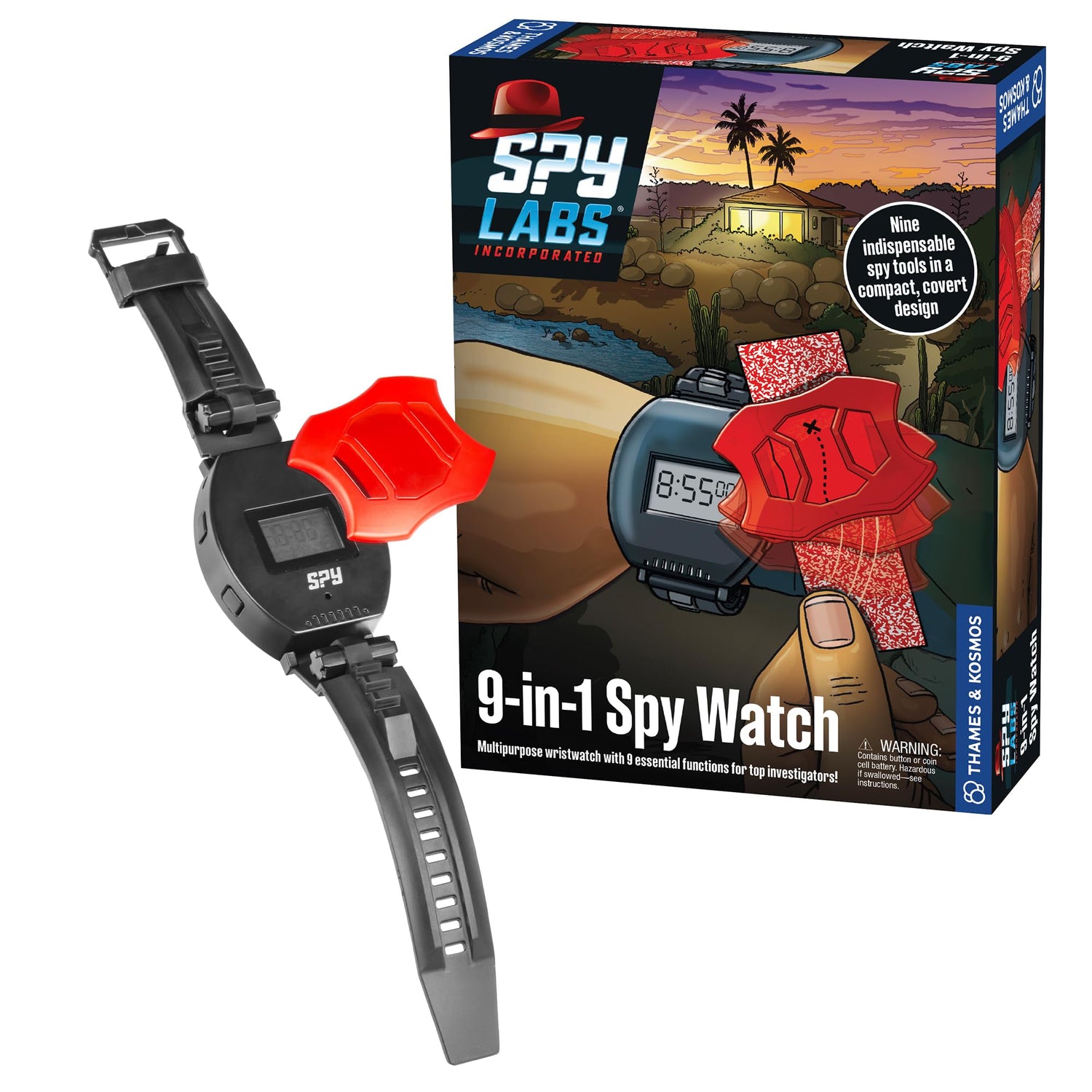 Spy Labs: 9-in-1 Spy Watch