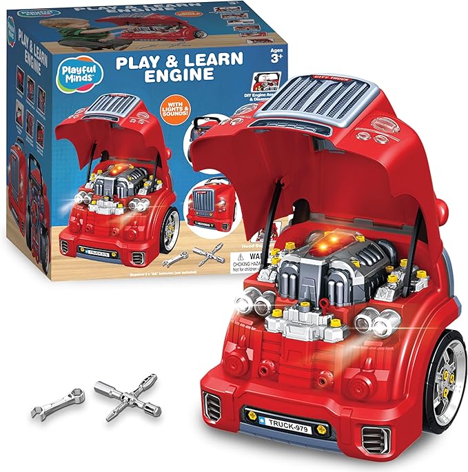 Push & Play Truck Pretend Mechanic Playset