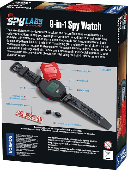 Spy Labs: 9-in-1 Spy Watch