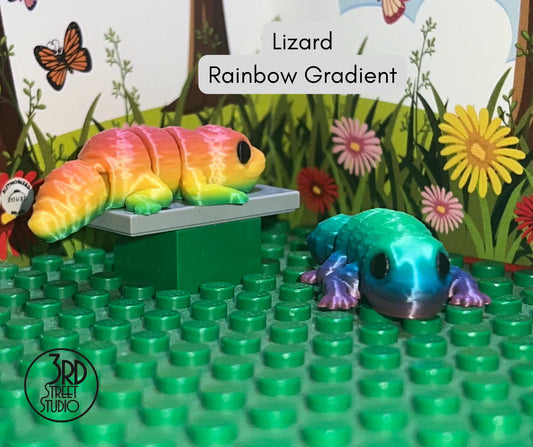 3d Printed Rainbow Gecko