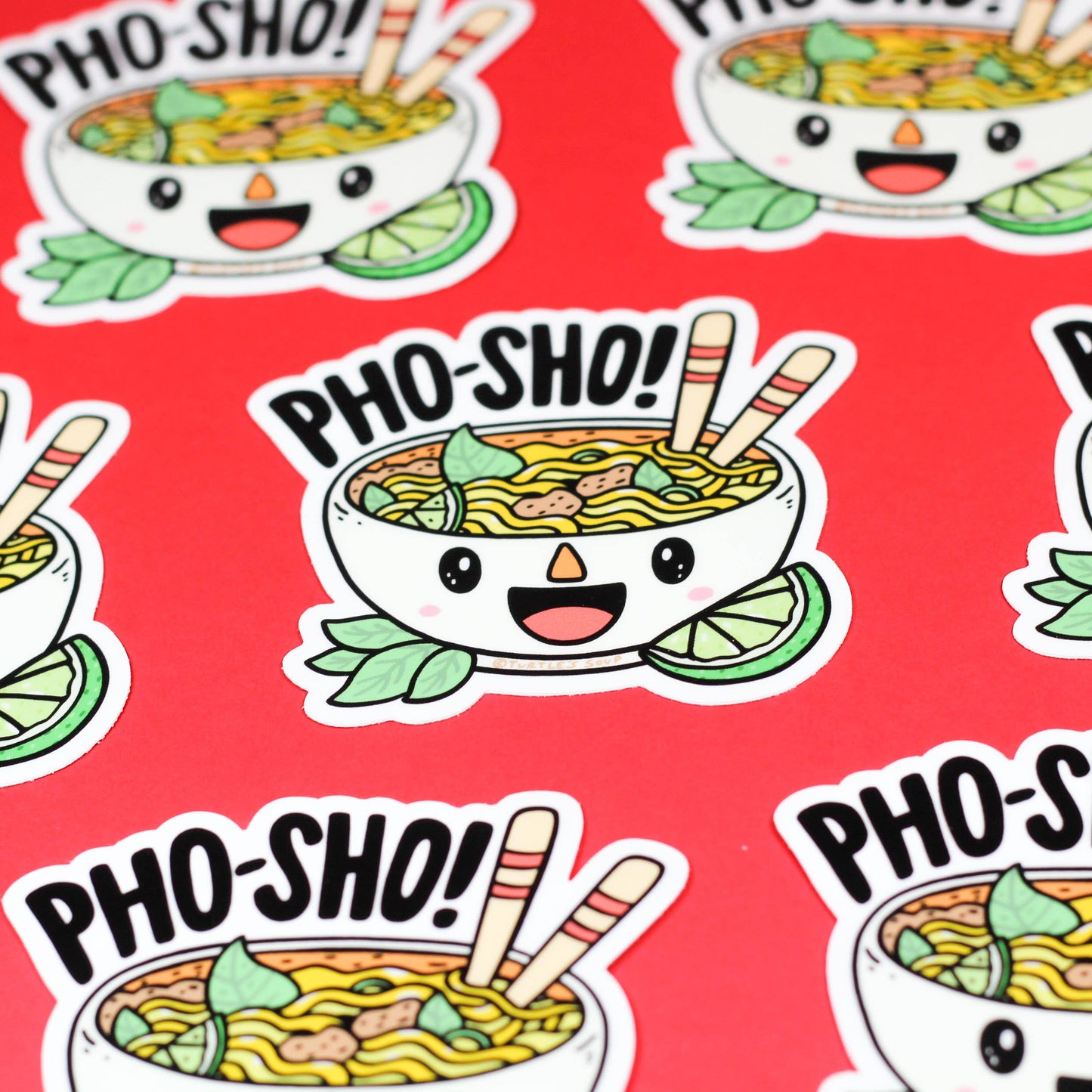 Pho Sho Vinyl Sticker