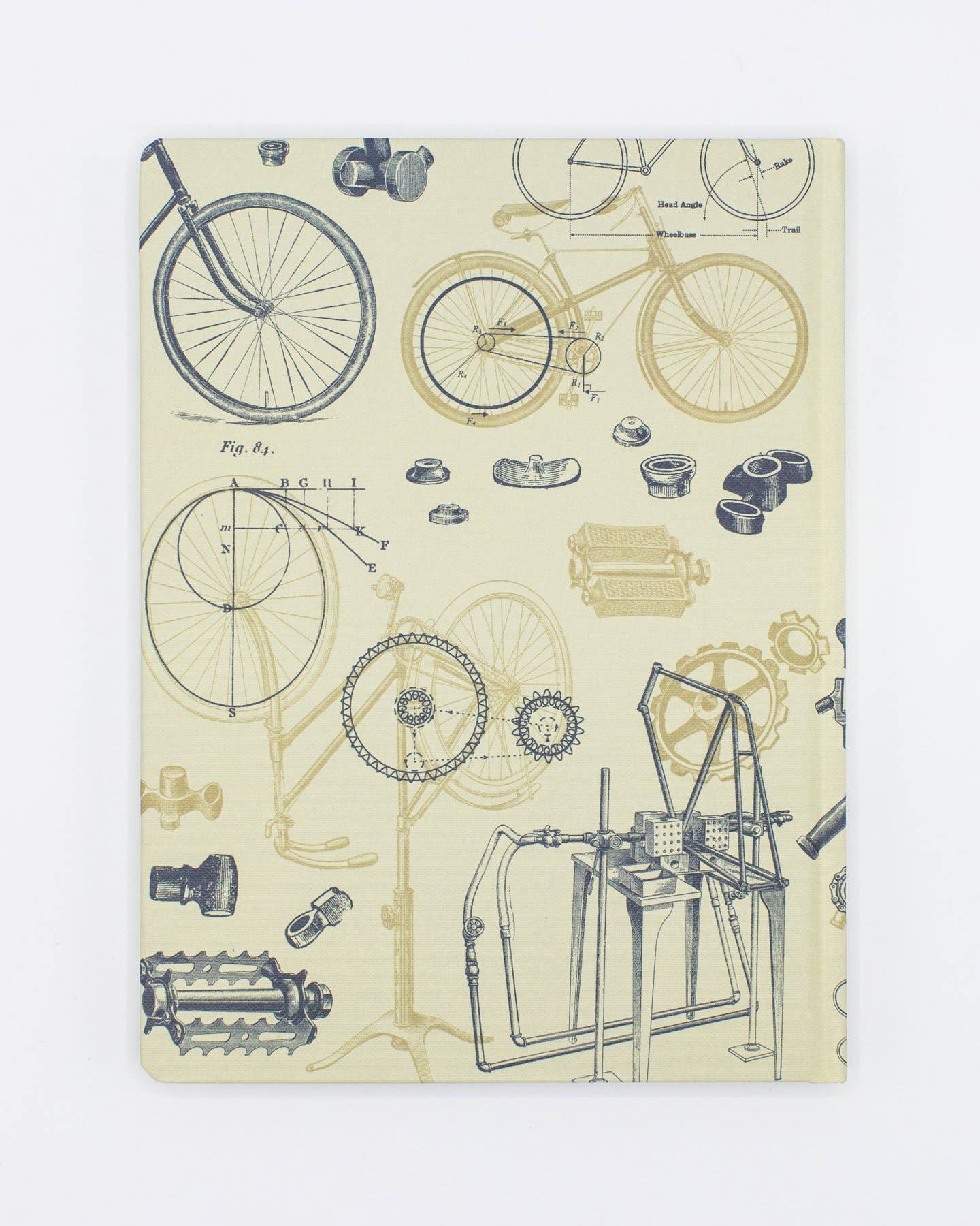 Bicycle Science Hardcover Notebook - Dot Grid Page