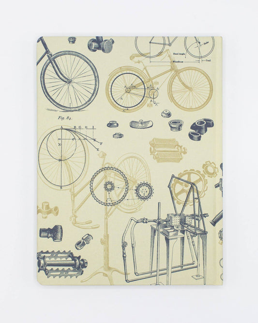 Bicycle Science Hardcover Notebook - Dot Grid Page