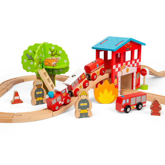 Fire & Rescue Train Set