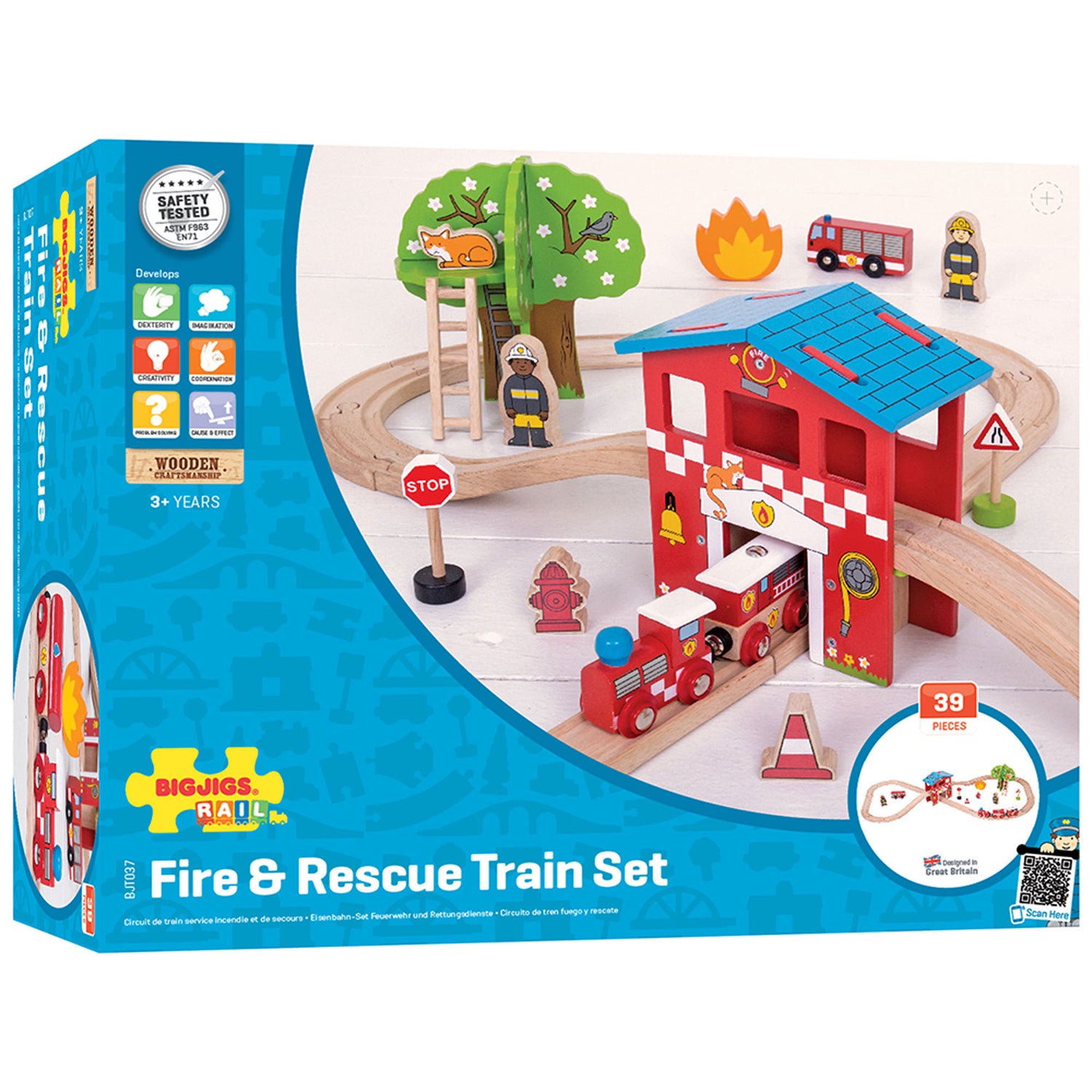 Fire & Rescue Train Set