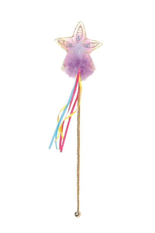 Glitter Rainbow Wand Multi Gold