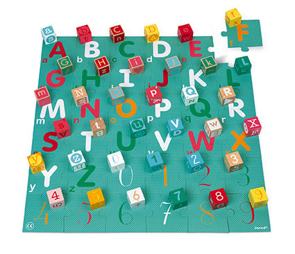 KUBIX 40-CUBE SET + LETTTERS/NUMBERS PUZZLE