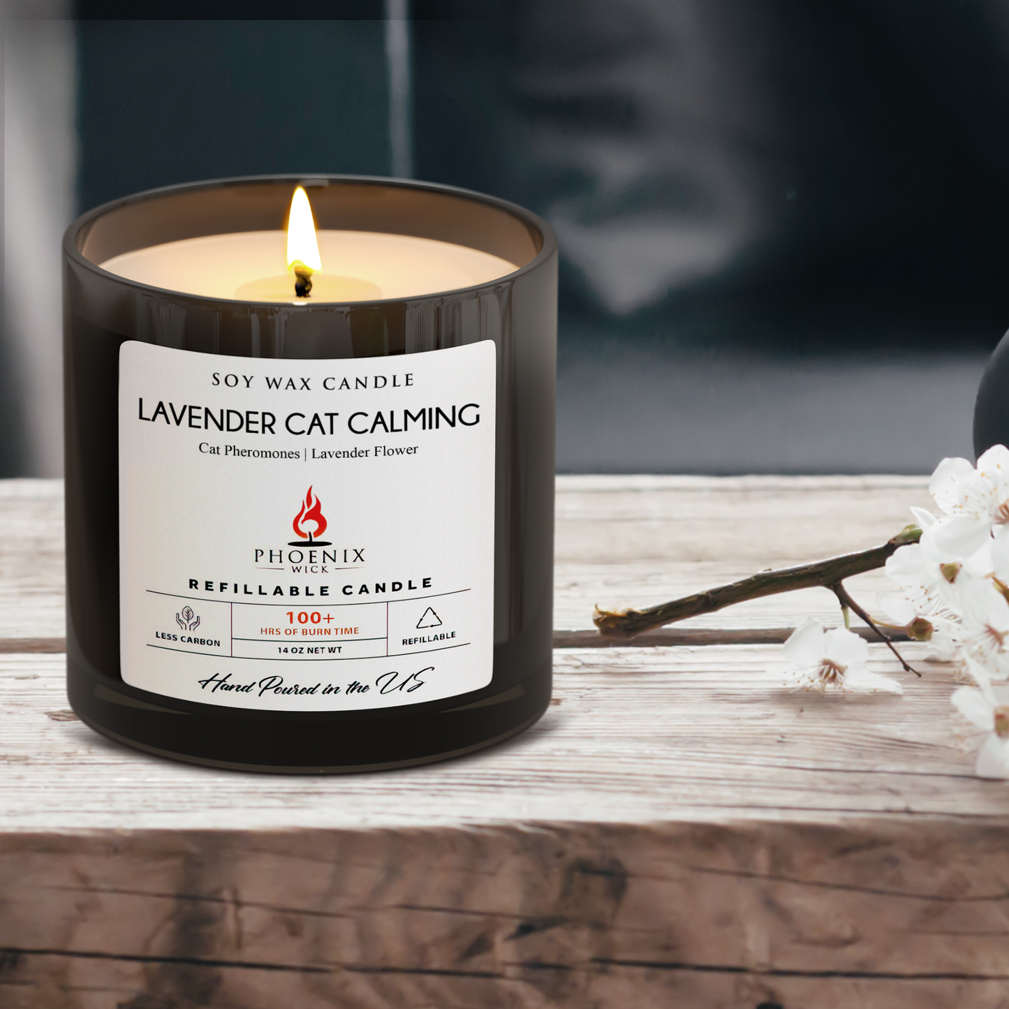 Cat Calming - 14oz Filled Candle