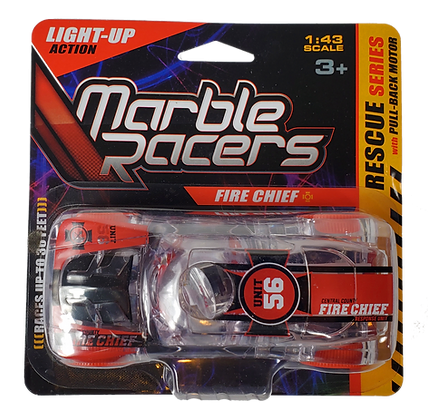 Rescue Pull-Back Marble Racers