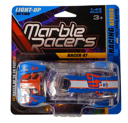 Racing Pull-Back Marble Racers