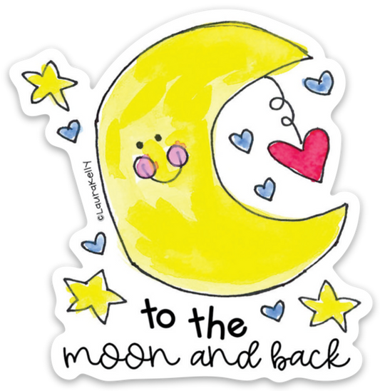 Moon Sticker