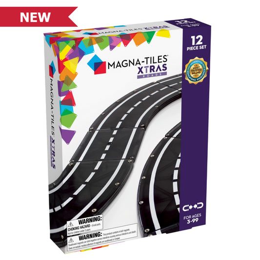 XTRAS Roads 12 pc Set Magna Tiles