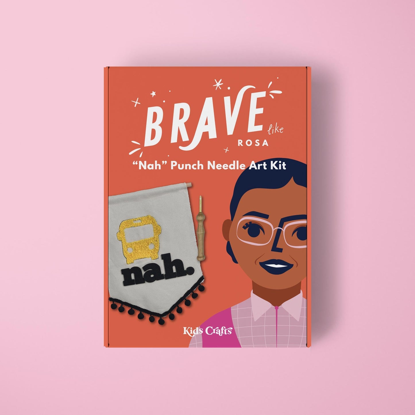 BRAVE like Rosa: "Nah" Punch Needle Craft Kit