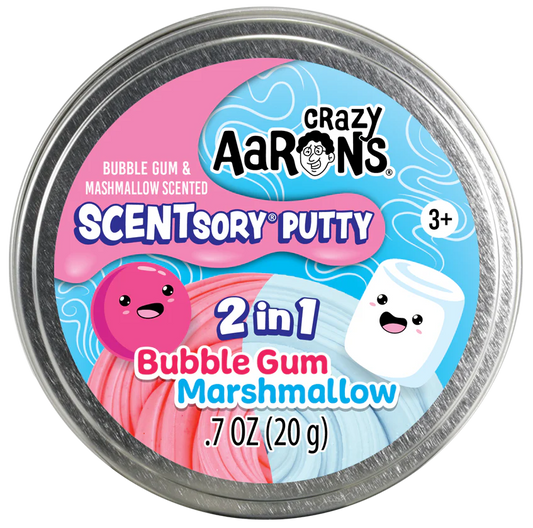 Crazy Aaron's Bubblegum/Marshmallow Scentsory Putty