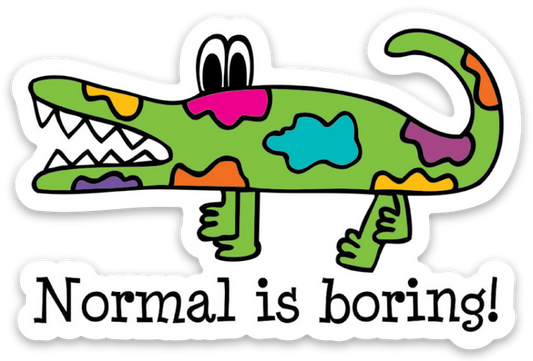 Boring Gator Sticker