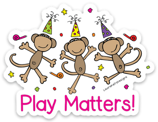 Monkey Play Sticker