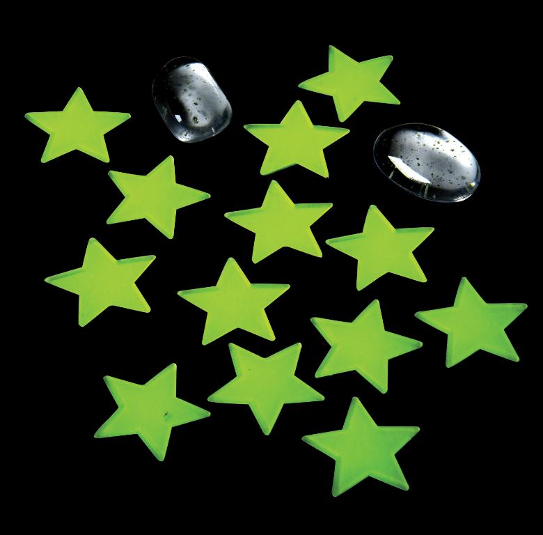 Glow in the Dark Stars and Stones
