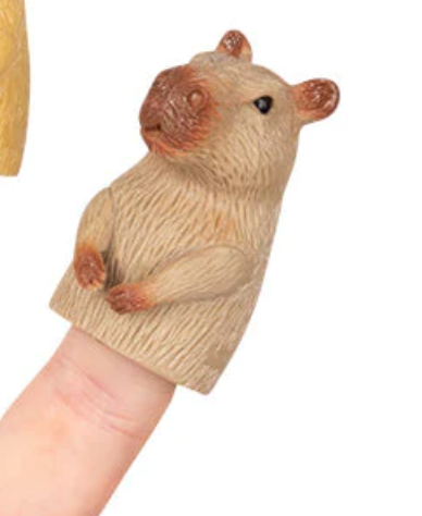 Capybara Finger Puppet