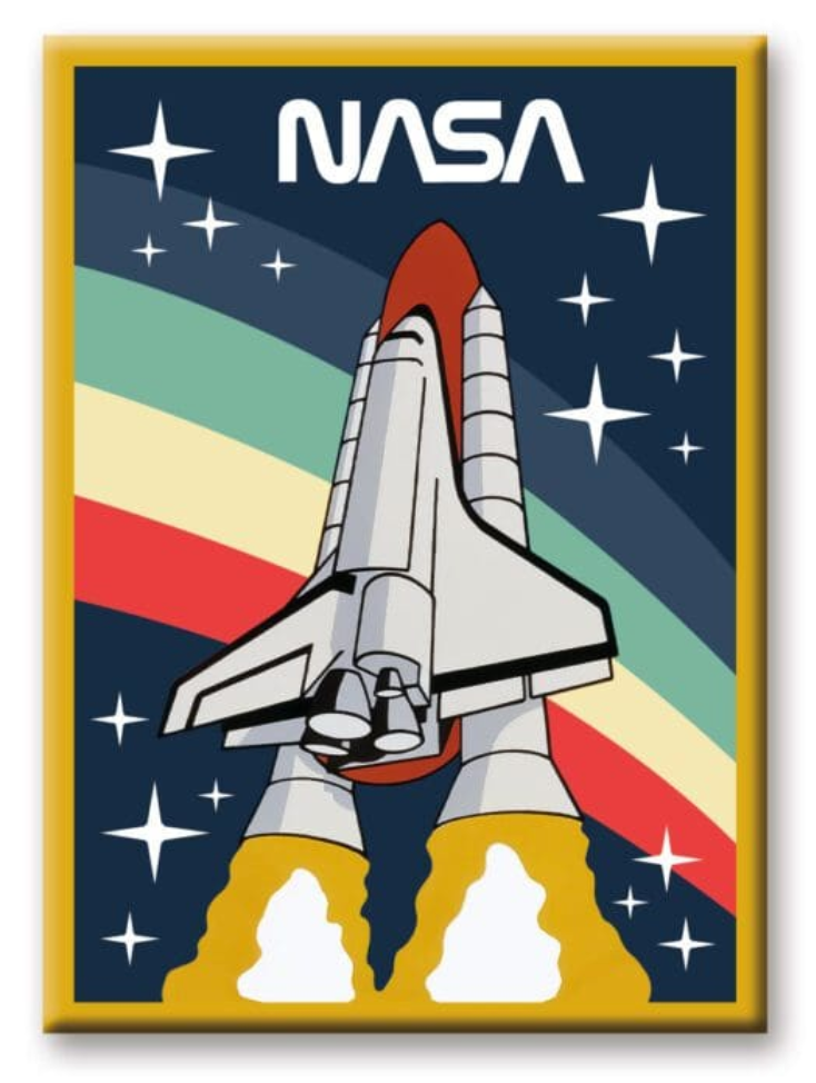 NASA STS-27 Shuttle Flat Magnet