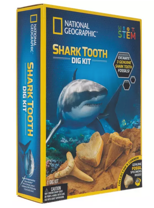 National Geographic Shark Tooth Dig Kit