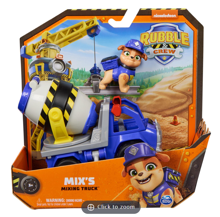 Rubble and Crew: Mix's Cement Mixer