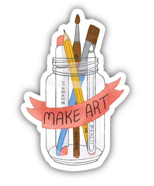 "Make Art" Sticker