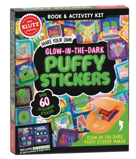 Make Your Own Glow-in-the-Dark Puffy Stickers
