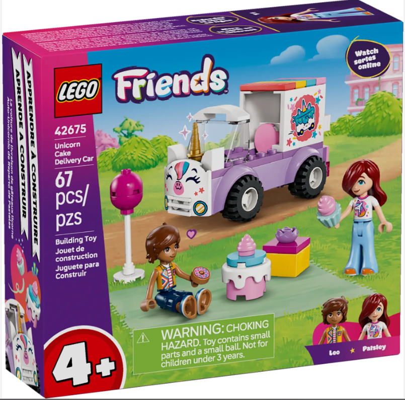 Lego Friends Unicorn Cake Delivery Car