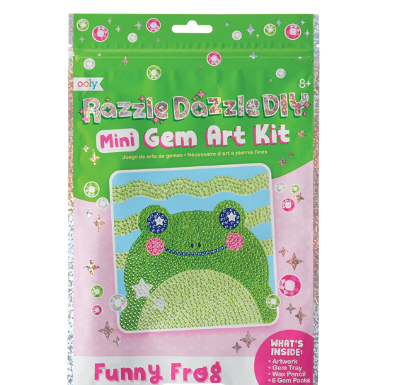Razzle Dazzle Mini Gem Art Kit - Funny Frog
