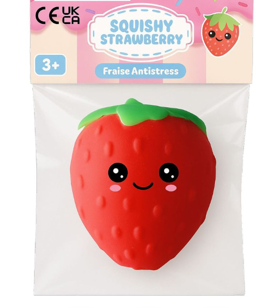 Squeezy Strawberry Sensory Toy