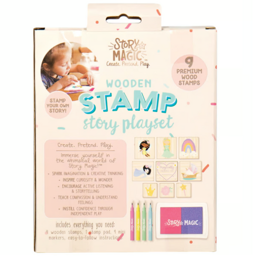 Mini Wooden Stamp Set