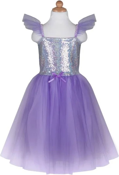 Sequins Lilac Princess Dress