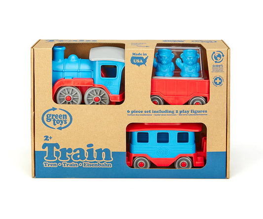 Green Toy Train