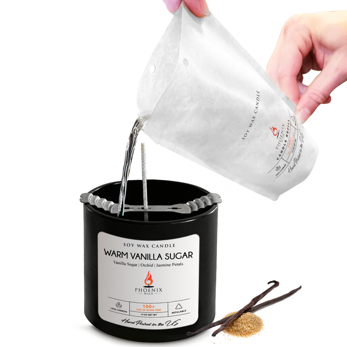 Warm Vanilla Sugar - Candle-Making Kit + Jar – Curiosity Corner at ...