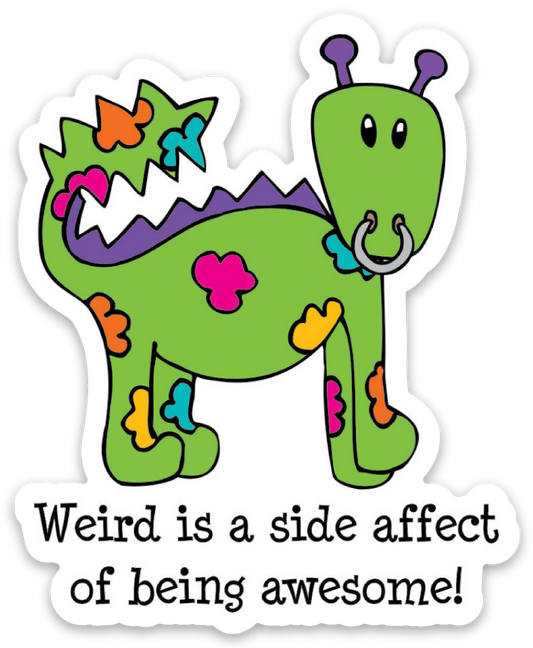 Weird Dragon Sticker