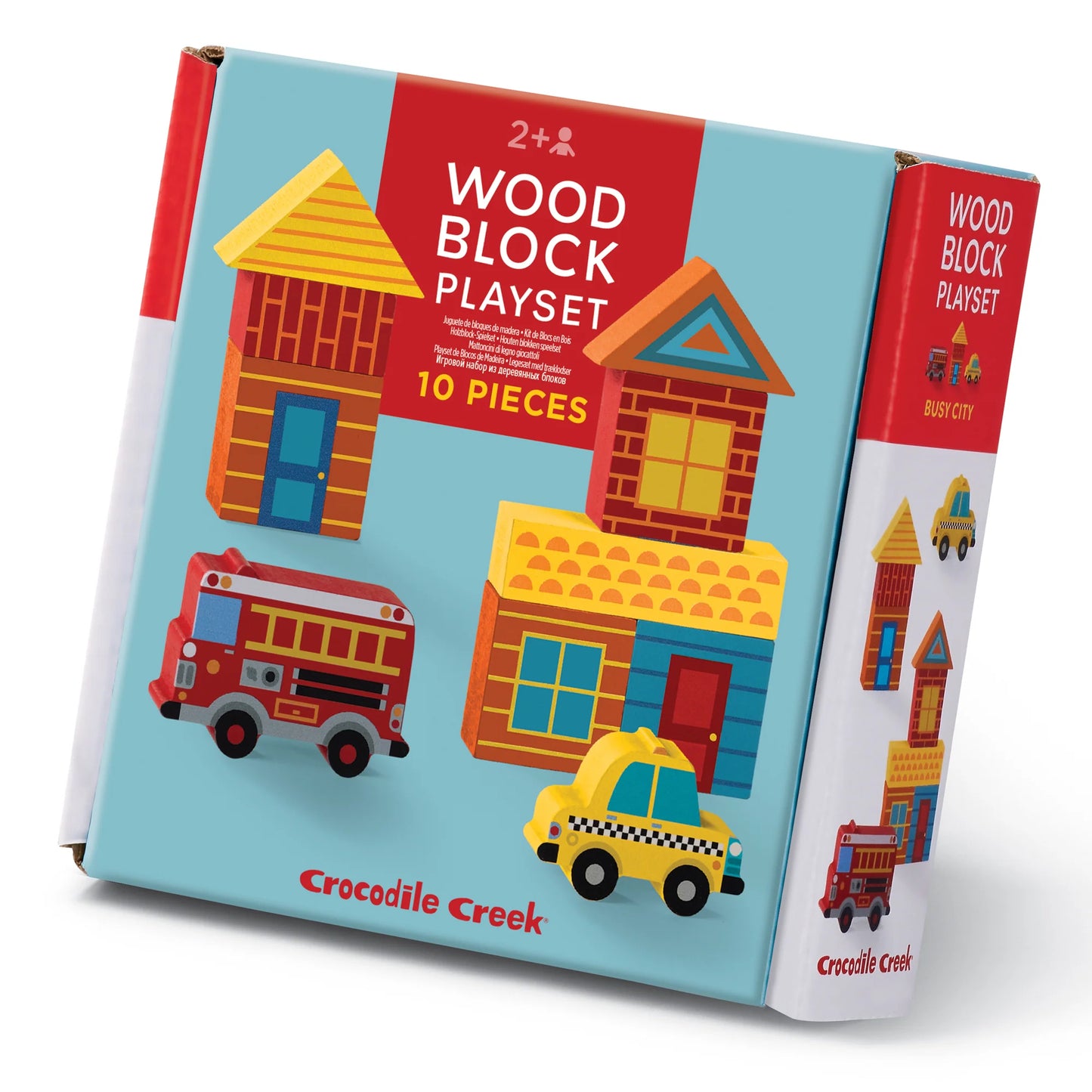 Build and Play Mini Wood Blocks - Busy City