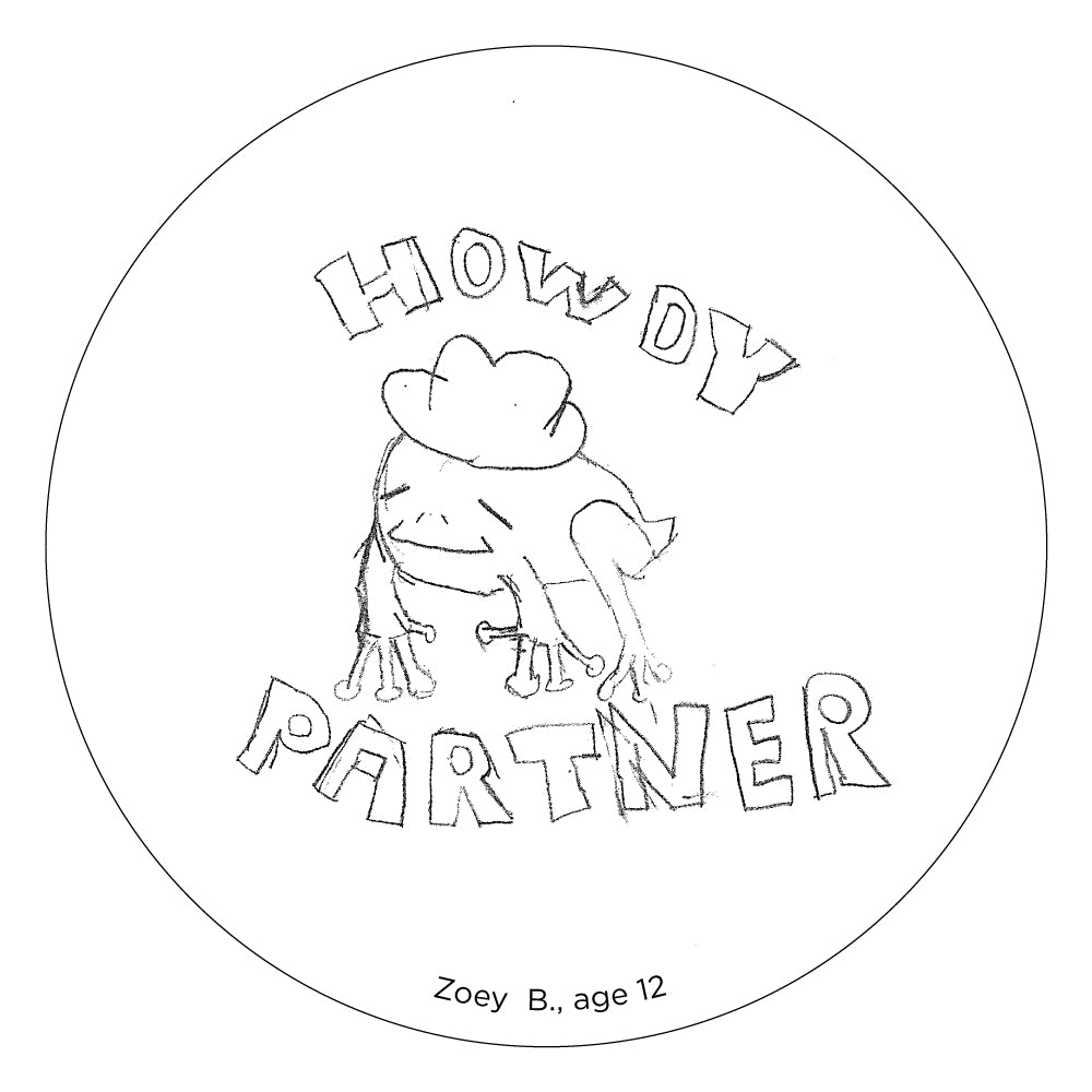 Howdy Partner Sticker