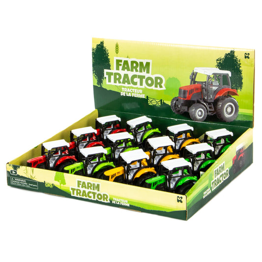 Diecast Pull Back Tractor