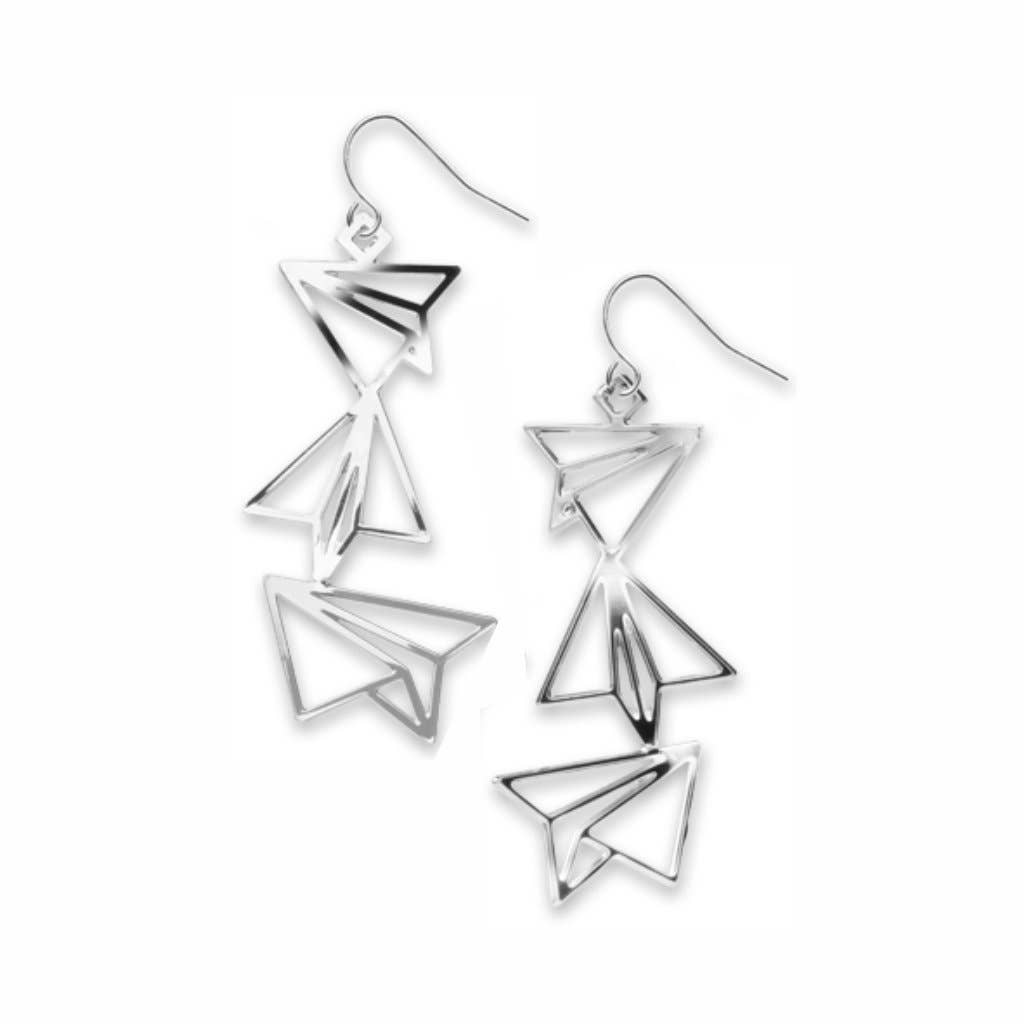 Paper Airplanes Earings