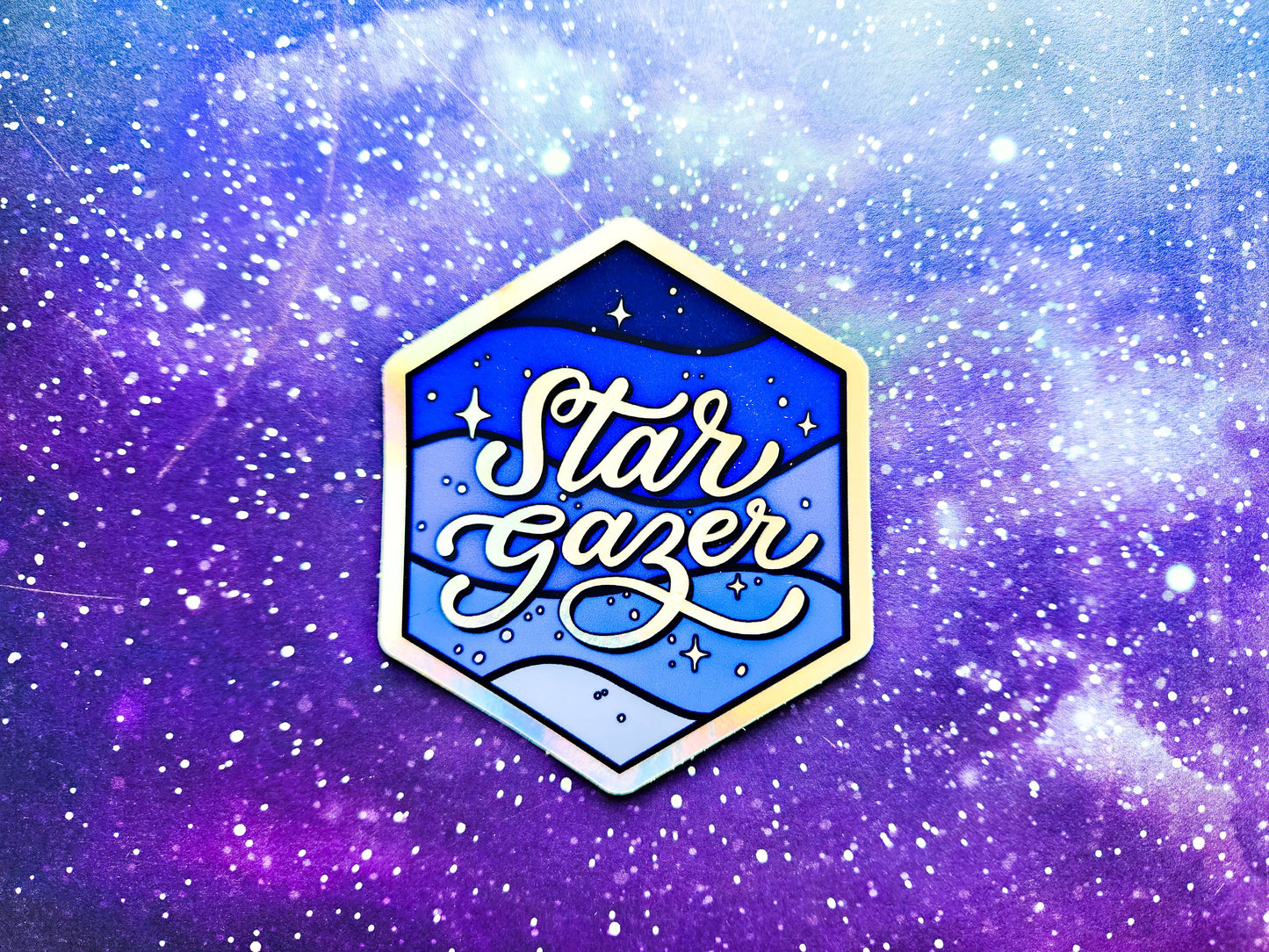 Vinyl Sticker - Star Gazer Astronomy Decal