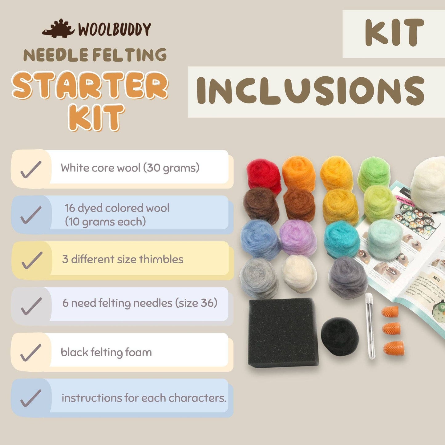 Needle Felting Starter Kit