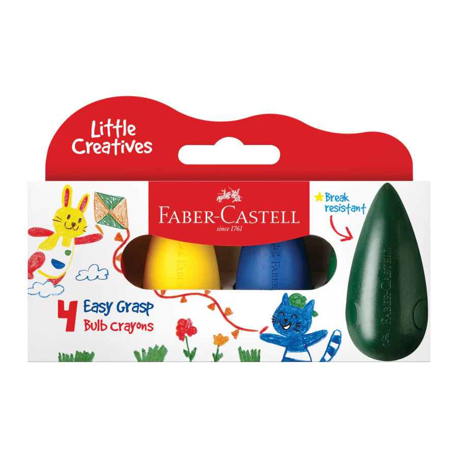 Little Creatives Easy Grasp Crayons 4 count