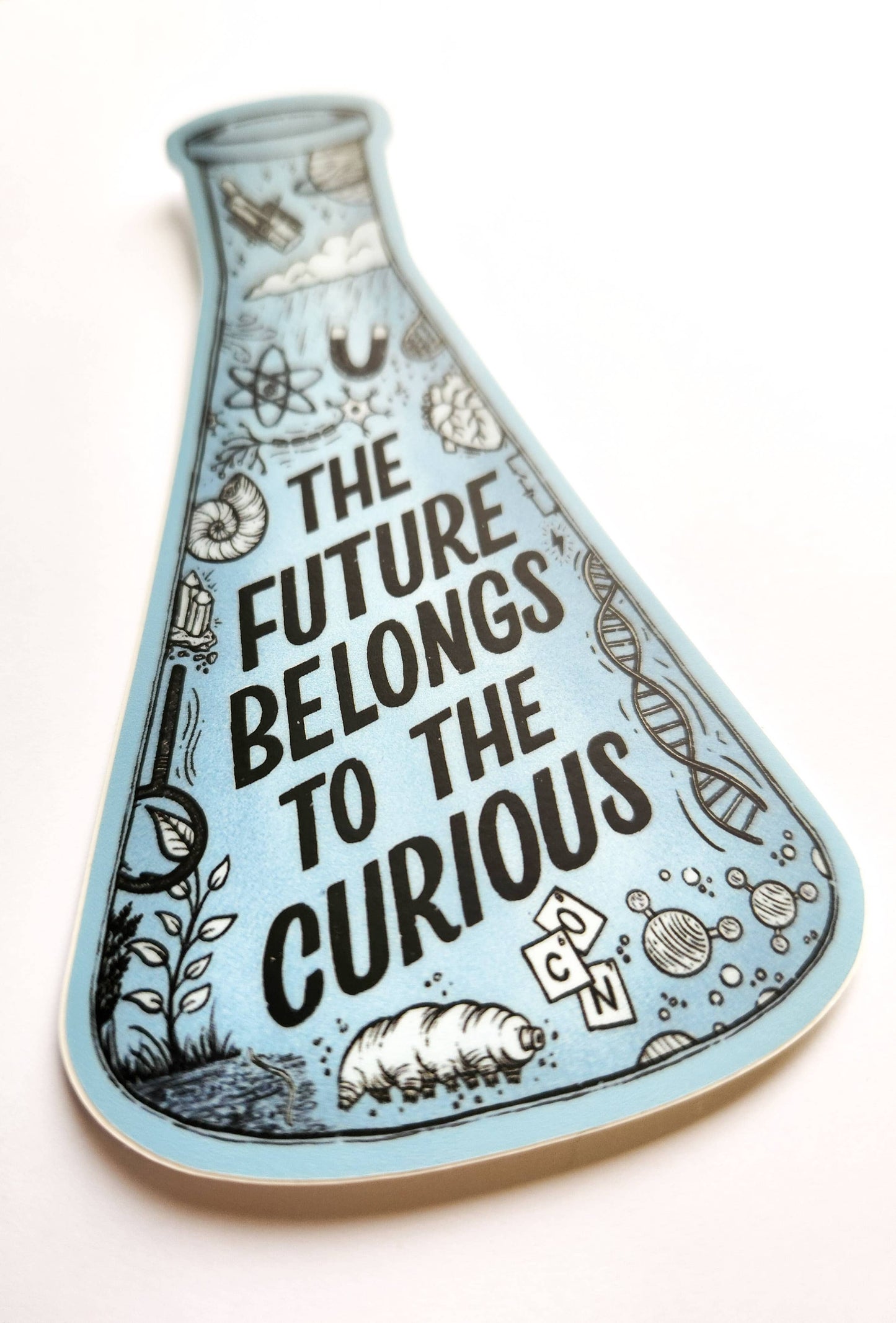 The Future Belongs to the Curious Sticker