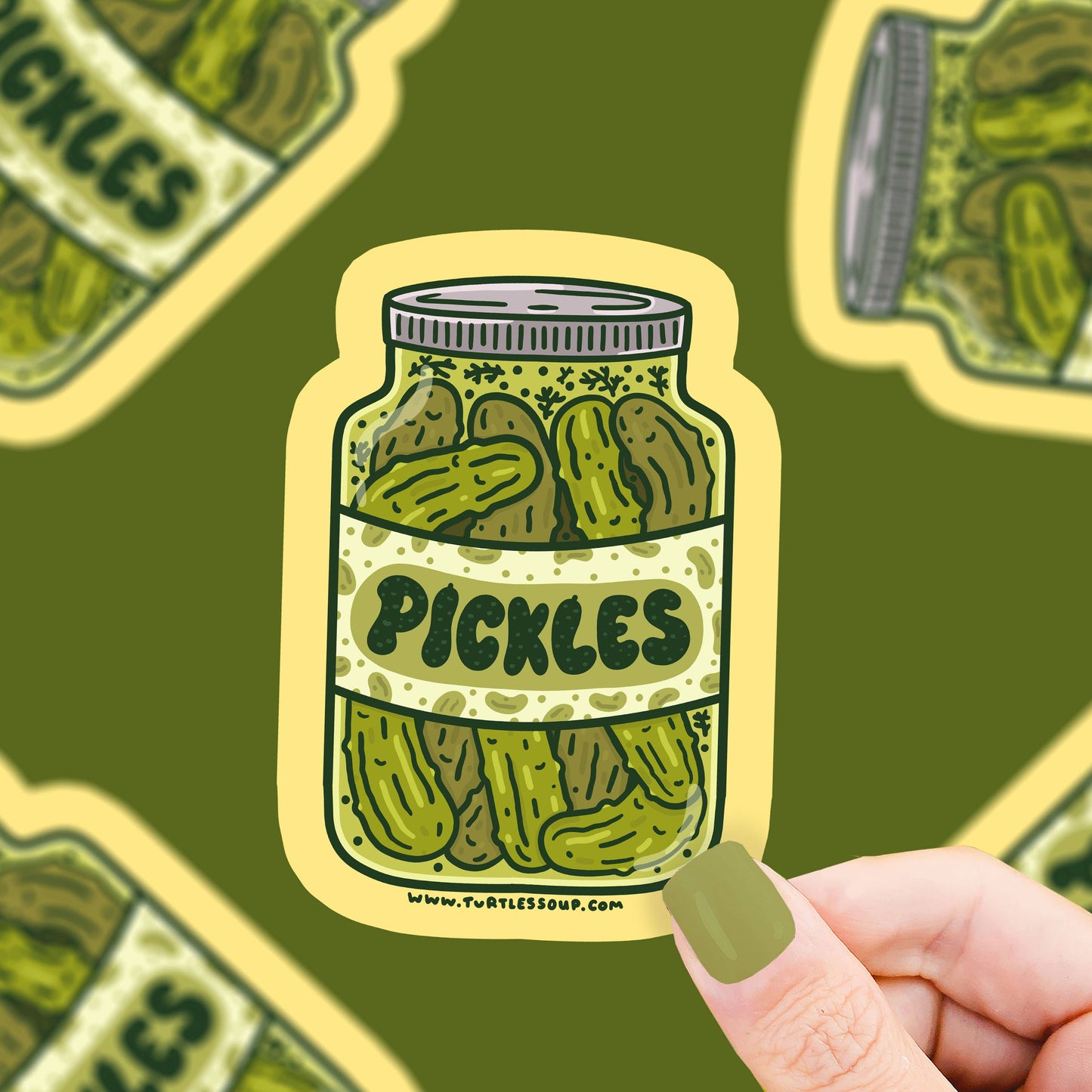 Pickle Jar Vinyl Sticker