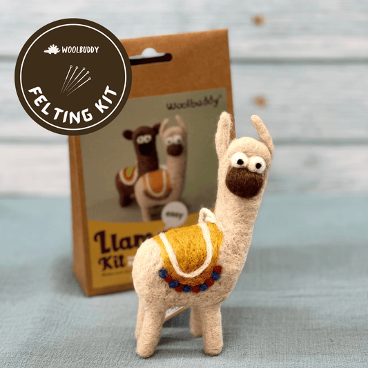 Needle Felting Llama Kit